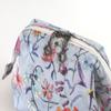 DDintex FLORET LONDON Mini Wire Pouch, Linen, Garden, Blue, 7.1 x 2.4 x 3.9 inches (18 x 6 x 10 cm), Liberty Print view 2