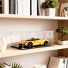 HEMYLU Acrylic Display Case with Lid, Rectangle Clean Acrylic Box with Matte Black Stand for 1:18 Diecast Model Cars (13x6.7x6.3 inch) view 2
