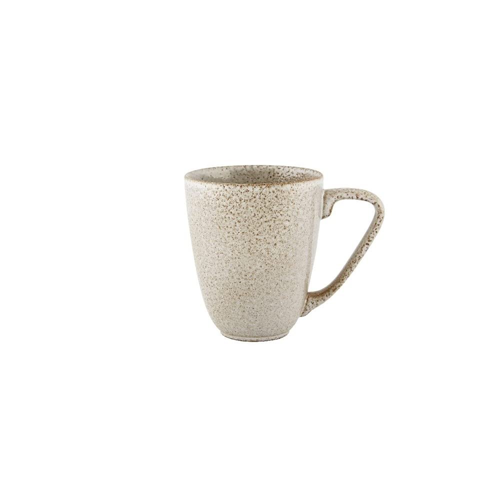 Casa Alegre Imperfect White Stoneware Mugs, Set of 6