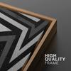 IDEA4WALL Framed Canvas Print Wall Art Set Geometric Dark Graffiti Street Art Abstract Shape Illustrations Modern Art Decorative Bohemian Calm/Zen for Living Room, Bedroom, Office - 16"x24"x2 Natural view 4