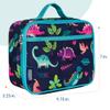Wildkin Kids Insulated Lunch Box Durable and Reusable for School & Travel - Dino Pals view 3