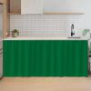 SK Studio Short Curtains for Kitchen, Privacy Cabinet Curtain Dust-Proof Window Shades Doorway Curtain for Closet Storage Room Dark Green, 39.4" W x 39.4" H view 1