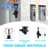 03260.0002 Faucet Kit for Tea Dispenser, Replacement Spigot for Beverage Dispenser (2 Pack Set, Include 2 Wing Nut and 2 C-Ring) (2) view 4
