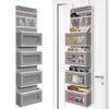 GCreation Over Door Organizer for Bedroom Bathroom Pantry, 5 Shelf Gray view 1