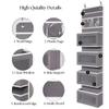 GCreation Over Door Organizer for Bedroom Bathroom Pantry, 5 Shelf Gray view 4