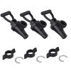 03260.0002 Faucet Kit for Tea Dispenser, Replacement Spigot for Beverage Dispenser (3 Pack Set, Include 3 Wing Nut and 3 C-Ring) view 1