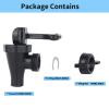 03260.0002 Faucet Kit for Tea Dispenser, Replacement Spigot for Beverage Dispenser (3 Pack Set, Include 3 Wing Nut and 3 C-Ring) view 2