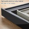 JIAOCKJIAO Adjustable Pull Out Pants Rack Large Size, Rectangle Pull Out Trousers Rack, Damping Rail, Extendable Pull Out Closet Rod for Space Saving and Storage view 3