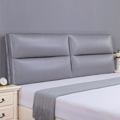 Headboard Cushion Soft Bed Rest Back Removable Reading Pillow Wedge Fluffy Bolster Adult Lumbar Cushion Daybed Bolster for Day Bed Bunk Bed,B,with headboard 47.2"/120cm