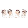 ABOOFAN 4pcs Mini Angel Statues Resin Angel Figurines Guardian Angel Garden Angels Sculpture Cute Angel Collection Angel Memorial Statues Shelf Living Room Bedroom Decoration Figurines view 1