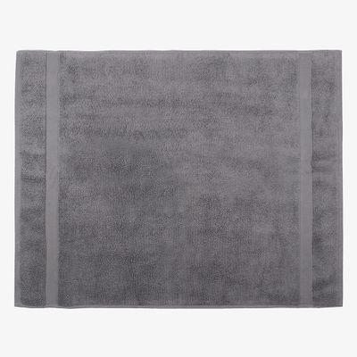 A1 Home Collections 100% Organic Cotton Bath Mat 900 GSM Plush Feather Touch Quick Dry Bath Mat, GOTS Certified, Oeko-Tex Green Certified, 20X33 (Sharkskin Grey)