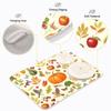 Autumn Pumpkin Dish Drying Mat, Drying Mat For Kitchen Counter, Absorbent Polyester Material, Heat-resistant Drying Mat 18 In x 24 In view 4