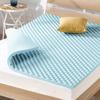 Best Price Mattress 1.5 Inch Egg Crate Memory Foam Mattress Topper, Cooling Gel Infusion, Twin, Dorm Essentials, Blue view 1