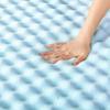 Best Price Mattress 1.5 Inch Egg Crate Memory Foam Mattress Topper, Cooling Gel Infusion, Twin, Dorm Essentials, Blue view 2