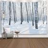 EMMTEEY Winter Birch Tapestry, 80X60 Wall Art for Bedroom, Dorm, Living Room view 1