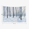EMMTEEY Winter Birch Tapestry, 80X60 Wall Art for Bedroom, Dorm, Living Room view 2