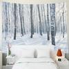 EMMTEEY Winter Birch Tapestry, 80X60 Wall Art for Bedroom, Dorm, Living Room view 4