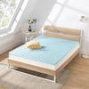 Best Price Mattress 2 Inch Egg Crate Memory Foam, Cooling Gel Infusion, Twin Mattress Topper, Dorm Essentials, Blue view 2