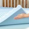 Best Price Mattress 3 Inch Egg Crate Memory Foam, Cooling Gel Infusion, King Mattress Topper, Dorm Essentials, Blue view 4