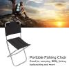 Folding Chairs for Outside, Mini Portable Chair with Backrest Aluminum Alloy Foldable Camping Stool Multifunctional Small Outdoor Chair for Fishing Barbecue view 2