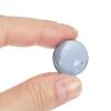 MECCANIXITY Decorative Flat Glass Marbles 17-19mm Rock Vase Filler Beads Pebbles Gray for Fish Tank Table Scatter Decor, 50 Pcs view 4