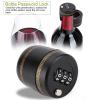 Wine Bottle Lock,Liquor Bottle Locks,Cap Digital Lock For Wine,Plastic Bottle Password Lock Combination Sealing Lock Wine Stopper Vacuum Plug for Wine Preservation, wine bottle lock bottle lock b view 3