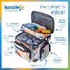 KOOZIE Dual Compartment Cooler Lunch Bag for Women - Large Double Decker Insulated Lunch Box with Removable Shoulder Strap - Resuable Lunch Tote for Work, Travel, Beach, Picnic (Tutti Fruitti) view 3