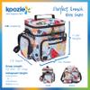 KOOZIE Dual Compartment Cooler Lunch Bag for Women - Large Double Decker Insulated Lunch Box with Removable Shoulder Strap - Resuable Lunch Tote for Work, Travel, Beach, Picnic (Tutti Fruitti) view 4