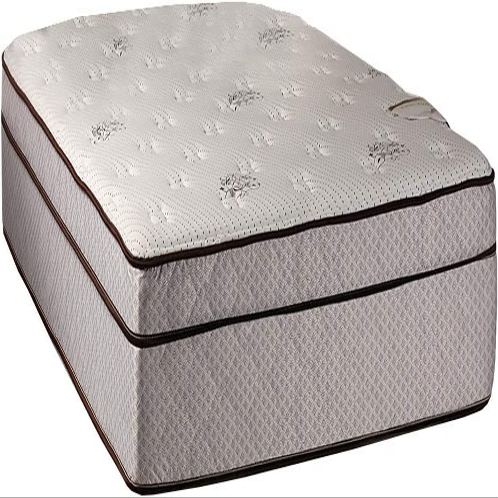 Dream Solutions USA Fifth Ave Plush Extra Soft Eurotop (Pillowtop) Full Mattress Only with Mattress Cover Protector Included - Sleep System Support, Orthopedic, Fully Assembled, Plush Knit Cover