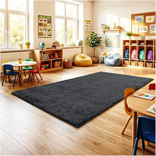 KOECKRITZ Soft & Colorful 6' x 6' Kids Classroom Area Rug  Cozy Playroom Carpet for Nursery, Daycare & Preschool, Flammability Pill Test Passed (Pirate)