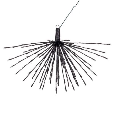 Vickerman 240Lt x 32" Black Starburst Warm White 5mm Twinkle LED Lights.