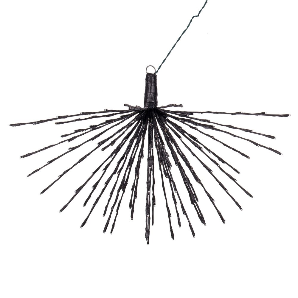 Vickerman 240Lt x 32" Black Starburst Warm White 5mm Twinkle LED Lights.