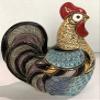 De Rosa Handmade Sculpted Ceramic Rooster view 1