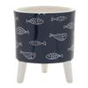 Melrose Set of 12 Dolomite Pot with Legs 85439DS view 3