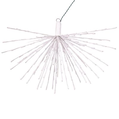 Vickerman 240Lt x 32" White Starburst Pure White 5mm Twinkle LED Lights.