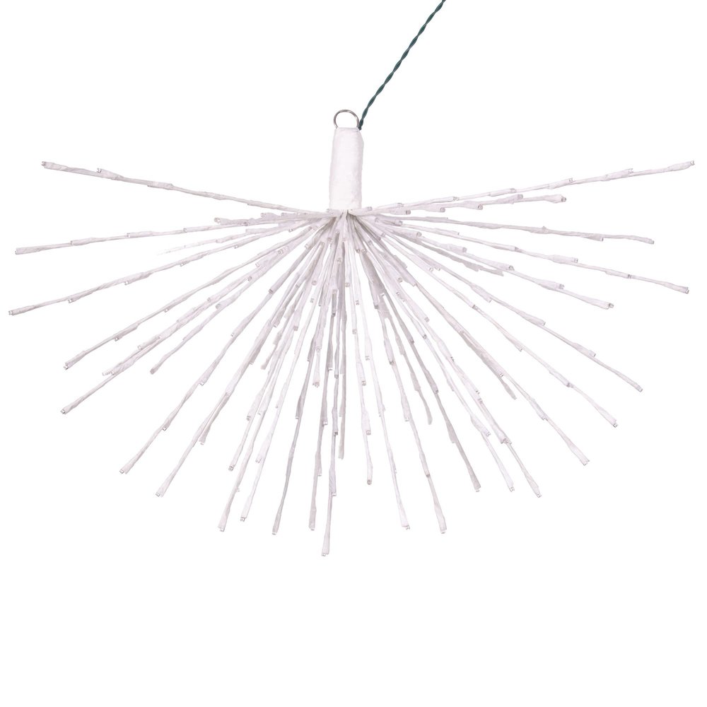 Vickerman 240Lt x 32" White Starburst Pure White 5mm Twinkle LED Lights.