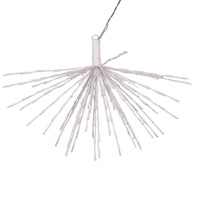 Vickerman 240Lt x 32" White Starburst Warm White 5mm Twinkle LED Lights.
