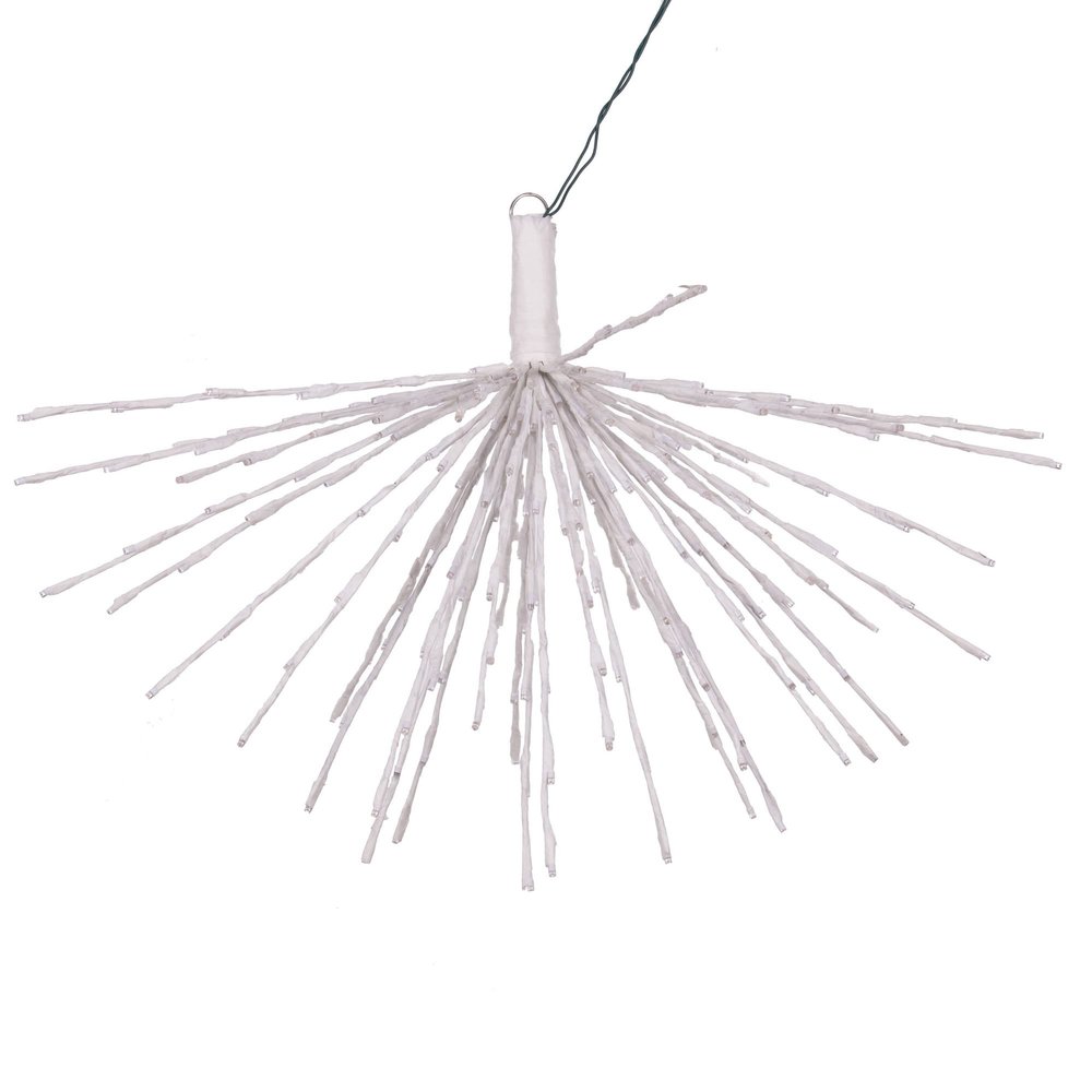 Vickerman 240Lt x 32" White Starburst Warm White 5mm Twinkle LED Lights.
