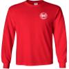FAIR GAME 911 Operator Long Sleeve Shirt 911 Dispatch Fire EMS Police Circle-Red-XL view 2