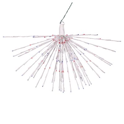Vickerman 240Lt x 32" White Starburst Blue 5mm Twinkle LED Lights.
