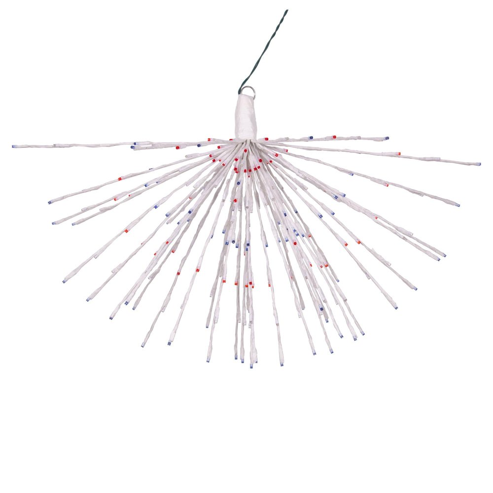 Vickerman 240Lt x 32" White Starburst Blue 5mm Twinkle LED Lights.