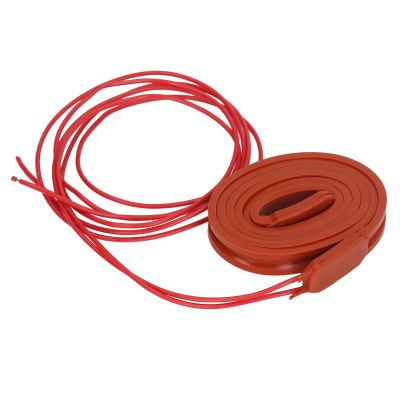80W Silicone Heating Belt 15 x 2000mm Flexible Oil Pipe Heating Wrap Cable Self Control Temperature Warmer(DC24V)