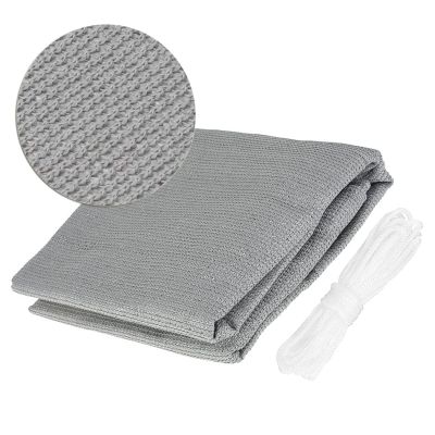 YHBZ Tear Resistant Shading Net,90% Grey Shade Cloth,Plant Cover Mesh Tarp,for Outdoor Patio,Garden, Barn, Kennel, Fence,Yard Activities,with Grommets,2x5m(7 * 16ft)