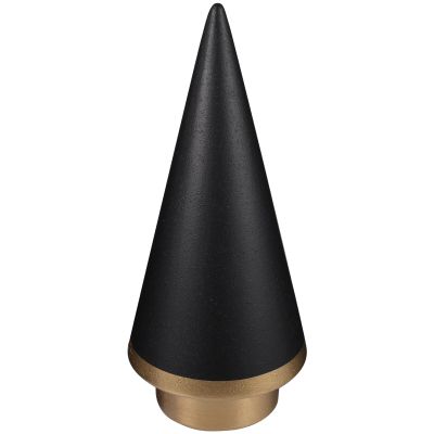 DECHOUS Modern Ceramic Christmas Tree Black Xmas Tree Decoration for Tabletop Counter Top Centerpiece Mantel Shelf Home Decor Accent