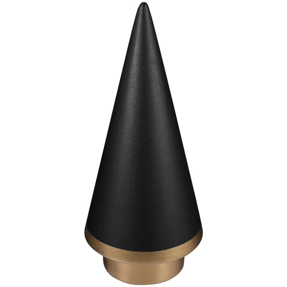 DECHOUS Modern Ceramic Christmas Tree Black Xmas Tree Decoration for Tabletop Counter Top Centerpiece Mantel Shelf Home Decor Accent