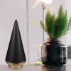 DECHOUS Modern Ceramic Christmas Tree Black Xmas Tree Decoration for Tabletop Counter Top Centerpiece Mantel Shelf Home Decor Accent view 3