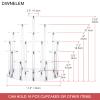 DIWNELEM 16 Tier Cupcake Stand Acrylic Display Riser Cupcake Holder for Cupcakes,Collectibles,Figures,Comestics,Perfumes,Jewelry,Clear Acrylic Display Stand Organizer view 2