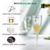 48 Plastic Champagne Flutes, Clear Disposable Plastic Champagne Glasses Reusable Wine Cocktail Cups for Home Daily Life Party Wedding Toasting Drinking Birthday,New Years Eve Party Supplies 2025 view 2