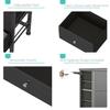 BOLUO Black Dresser for Bedroom 6 Drawer Dressers & Chests of Drawers Small Fabric Dresser Storage for Closet Modern view 4
