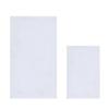 Better Trends Micro Plush Collection Tufted 100% Polyester 2 Piece Set (17" x 24" | 24" x 40") Bath Rug Set, White view 1